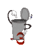 GIF animado (46509) Numero cubo basura