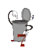 GIF animado (46513) Numero cubo basura