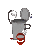 GIF animado (46515) Numero cubo basura