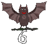 GIF animado (45789) Numero murcielago