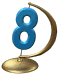 GIF animado (48768) Numero ocho