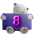 GIF animado (48802) Numero ocho