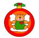 Imagen GIF de Oso navidad animado