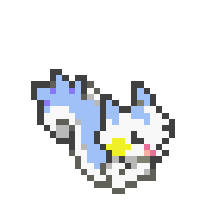 Imagen GIF de Pachirisu pixelado animado