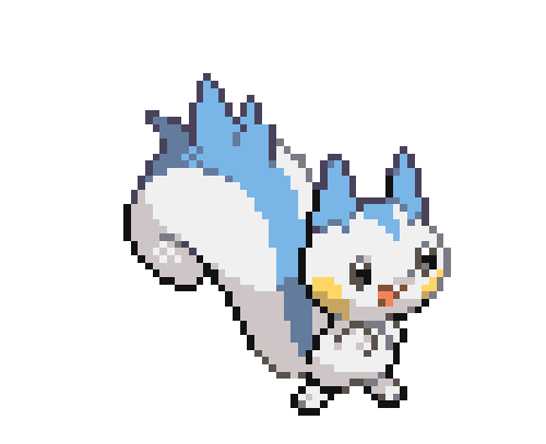 Imagen GIF de Pachirisu pixelado animado