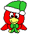 GIF animado (57790) Pajaro navidad