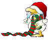 GIF animado (57792) Pajaro navidad