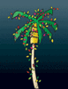 GIF animado (58289) Palmera adornada