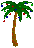 GIF animado (58294) Palmera navidad luces