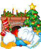 GIF animado (59068) Pato donald bebe navidad