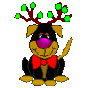 GIF animado (57801) Perro navidad