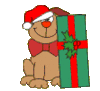 GIF animado (57812) Perro navidad