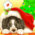 GIF animado (57815) Perro navidad