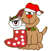 GIF animado (57818) Perros navidad