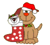 GIF animado (57818) Perros navidad