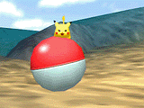 GIF animado (54305) Pikachu pokebola