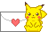 GIF animado (54306) Pikachu romantico