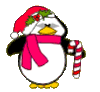 GIF animado (57824) Pinguino navidad