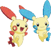 GIF animado (53409) Plusle minu purpurina