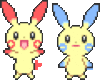 GIF animado (53419) Plusle minun pixelado