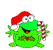 GIF animado (57853) Rana navidad