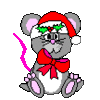 GIF animado (57861) Raton navidad