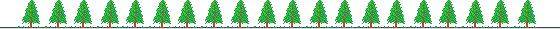 Imagen GIF de Separador abetos navidad animado