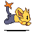 GIF animado (53517) Shinx shiny corriendo