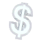 GIF animado (46476) Signo dolar cristal