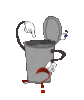 GIF animado (46518) Signo interrogacion cubo basura