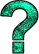 GIF animado (47928) Signo interrogacion esmeralda