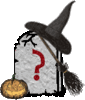 GIF animado (45908) Signo interrogacion lapida tumba