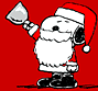 GIF animado (59074) Snoopy papa noel