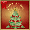 GIF animado (58278) Tarjeta arbol navidad