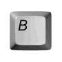 GIF animado (45240) Tecla letra b