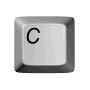 GIF animado (45241) Tecla letra c