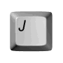 GIF animado (45248) Tecla letra j