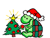 GIF animado (57878) Tortuga navidad