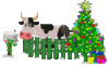 GIF animado (57882) Vaca navidad