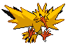 GIF animado (53538) Zapdos shiny
