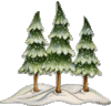 GIF animado (72787) Abetos nieve