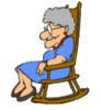 GIF animado (70657) Abuela mecedora