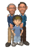 GIF animado (70904) Abuelo padre hijo