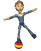 GIF animado (71378) Acrobata subido a una pelota