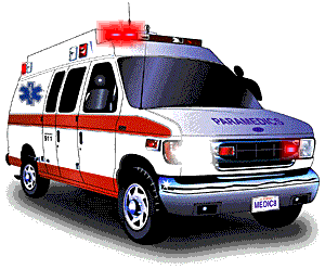 GIF animado (62133) Ambulancia urgencias