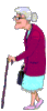 GIF animado (70671) Anciana baston
