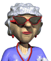 GIF animado (70684) Anciana moderna