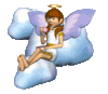 GIF animado (73478) Angel relajada