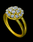 GIF animado (63880) Anillo compromiso diamantes