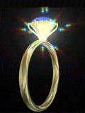GIF animado (63883) Anillo diamante brillante